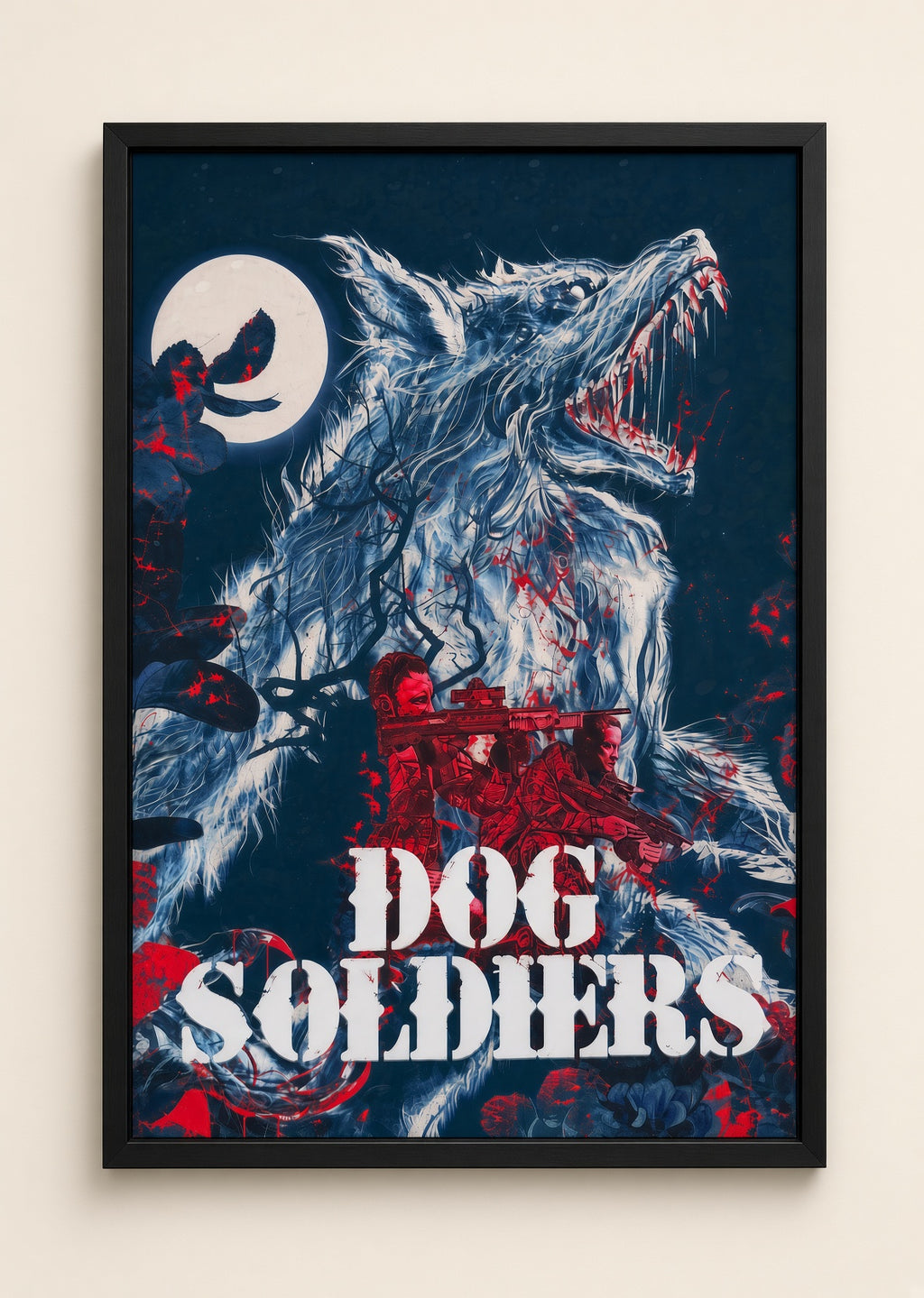 Art print “Dog Soldiers” – Cult Horror Movie Poster A4