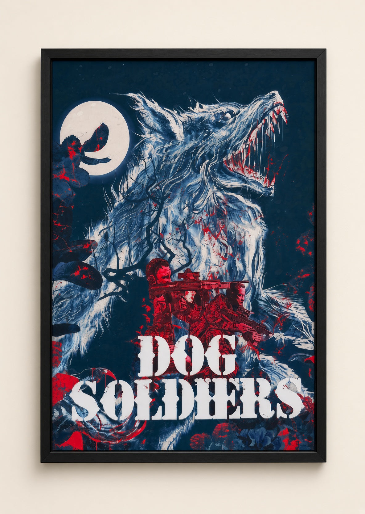 Art print “Dog Soldiers” – Cult Horror Movie Poster A4