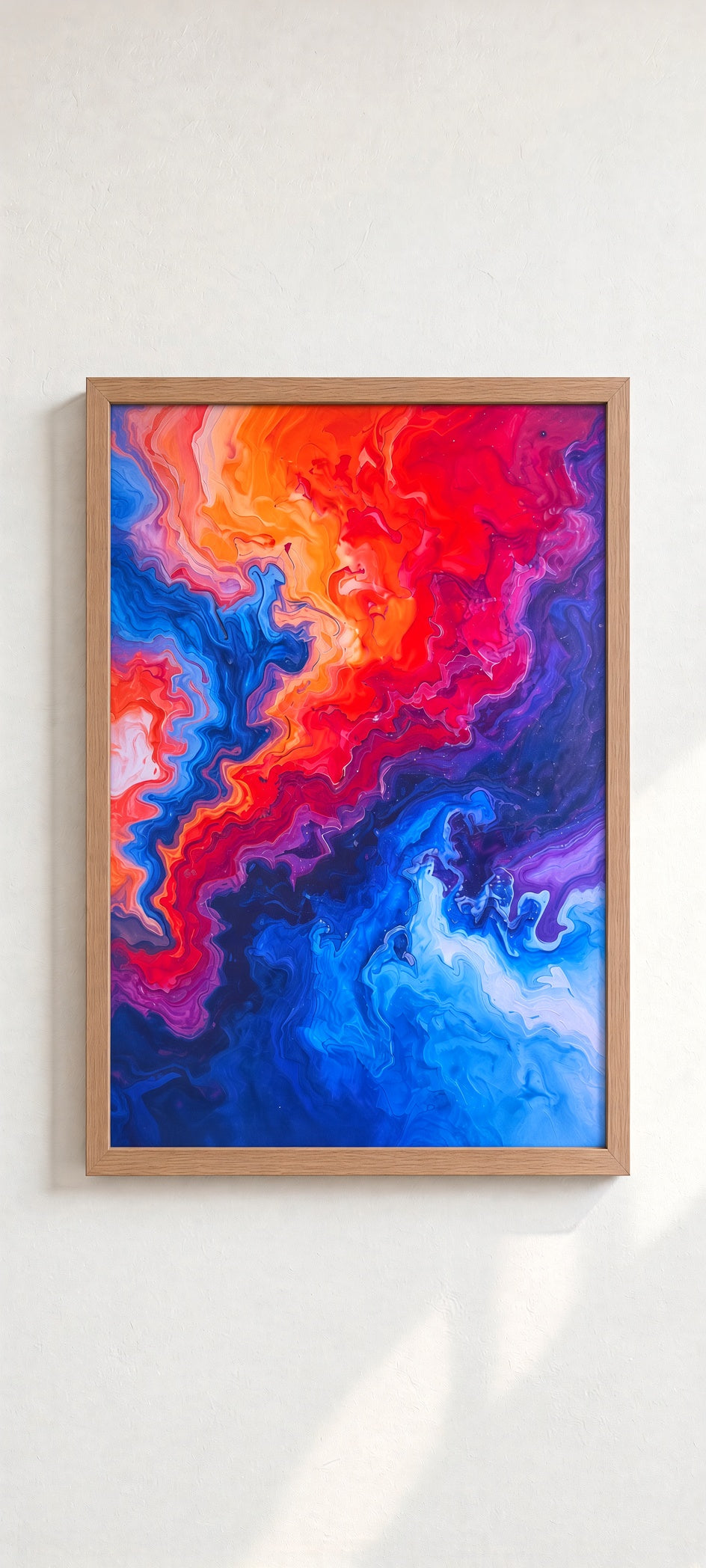 Art print “Collision” – Surreal Abstract Wall Art A3plus