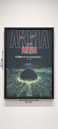 Art print “Akira” – Cult Anime Movie Poster A4