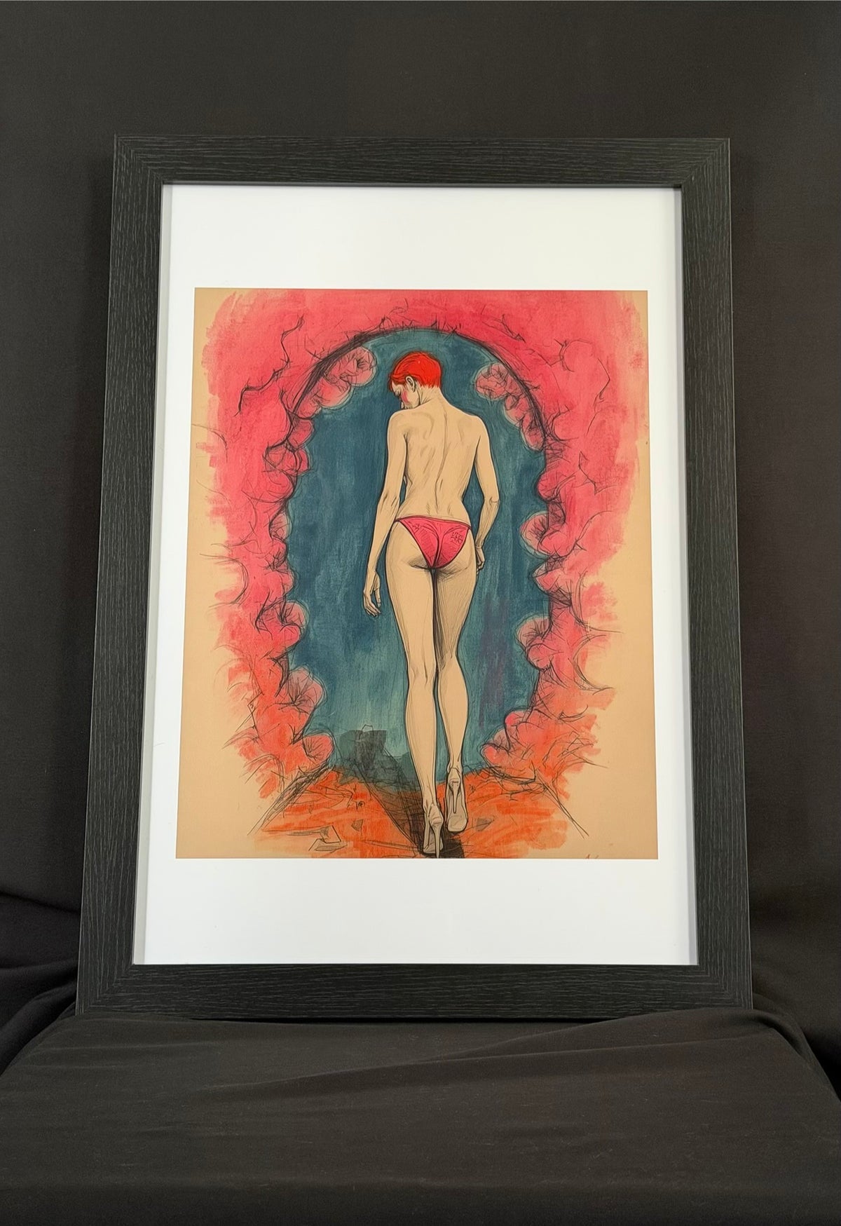 Art print “Like a Virgin” – Soft Figurative Print A3+ 🔞