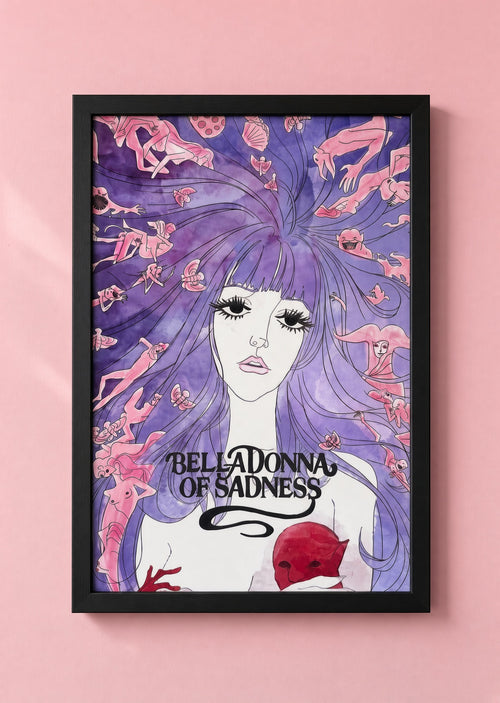 Art print “Belladonna of Sadness” – Classic Anime Movie Poster A4
