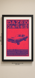 Art print “Dazed and Confused” – Cult Movie Poster A4