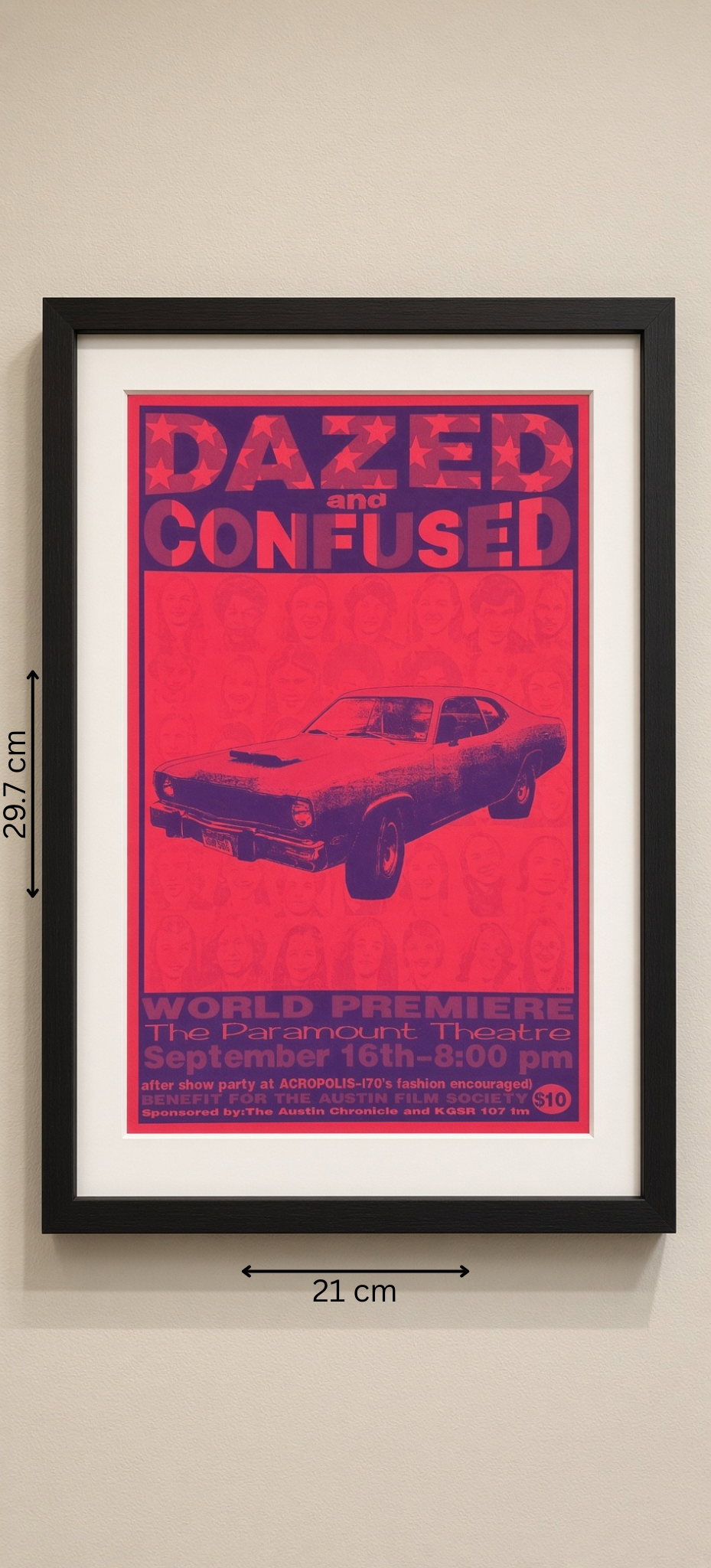 Art print “Dazed and Confused” – Cult Movie Poster A4