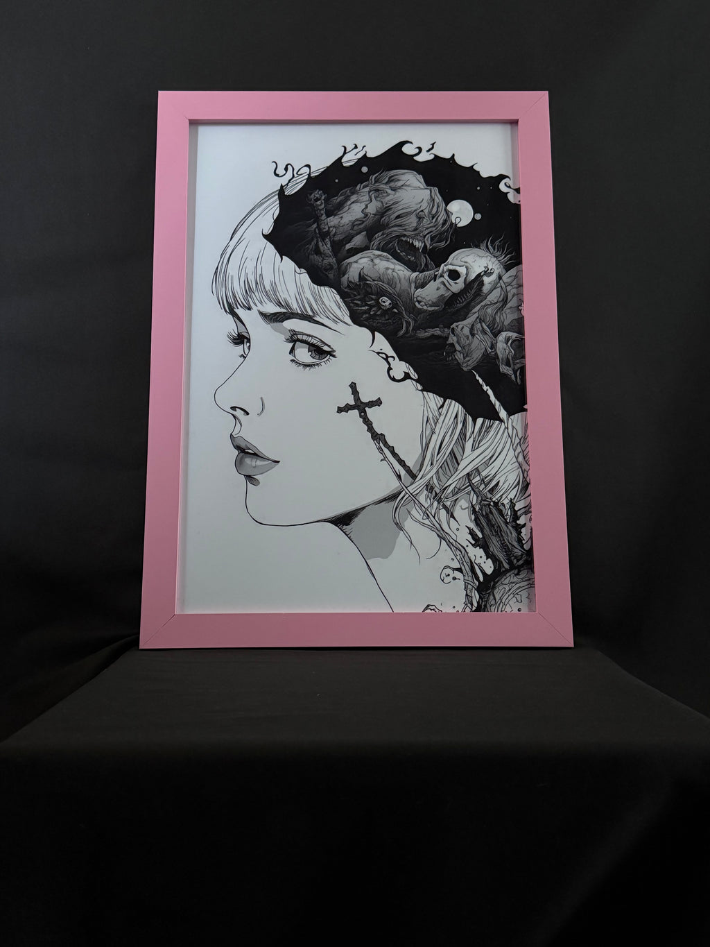 Art print “The Regent of Christendom” – Gothic Horror Witch Print A3+