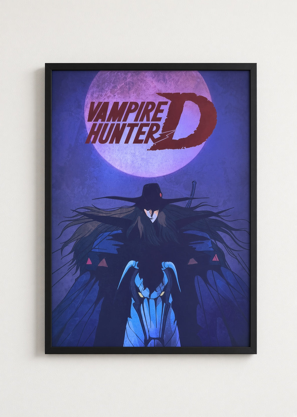 Art print “Vampire Hunter D” – Classic Anime Poster A4