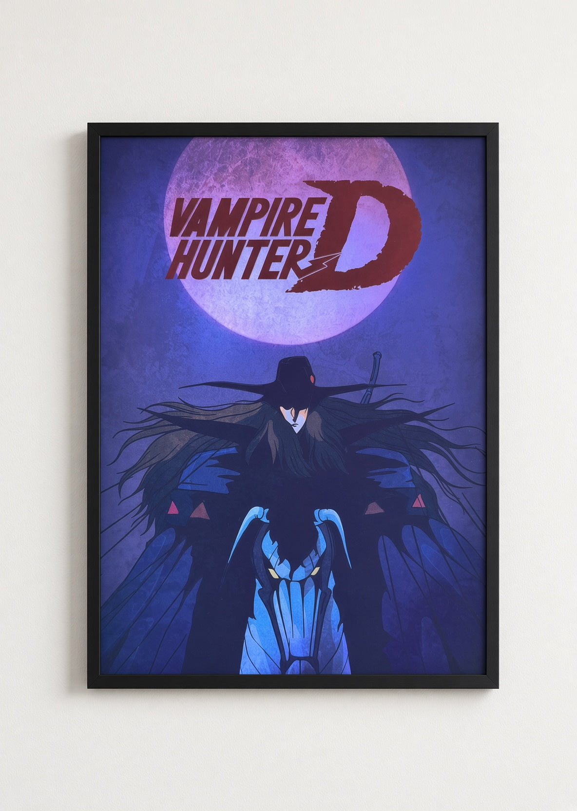 Art print “Vampire Hunter D” – Classic Anime Poster A4