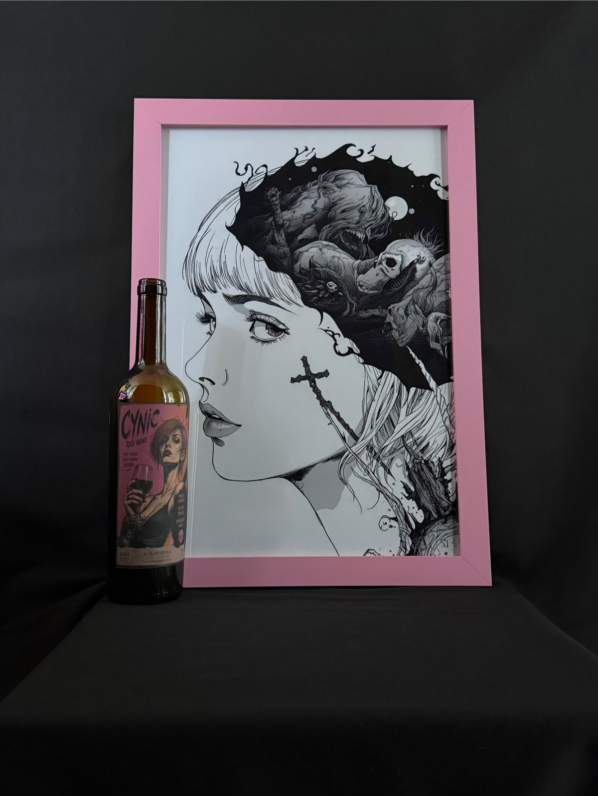 Art print “The Regent of Christendom” – Gothic Horror Witch Print A3+