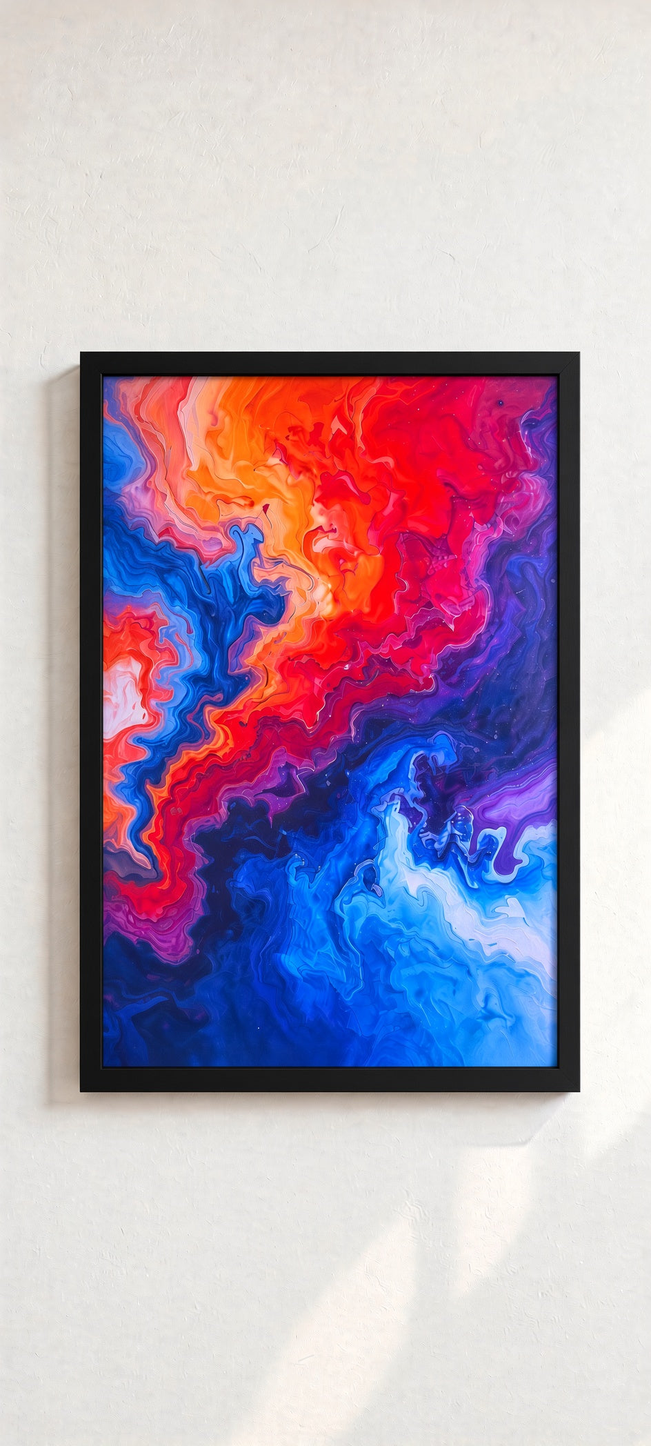 Art print “Collision” – Surreal Abstract Wall Art A3plus