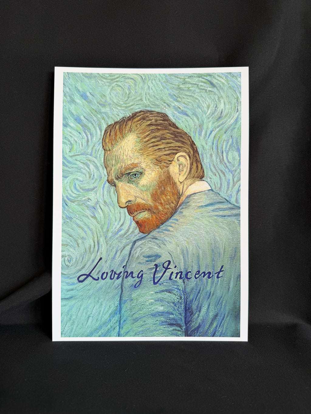 Art print “Loving Vincent” – Van Gogh Portrait Movie Poster A4