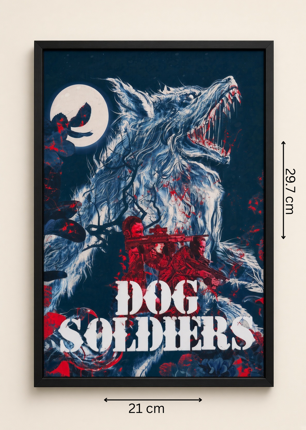 Art print “Dog Soldiers” – Cult Horror Movie Poster A4