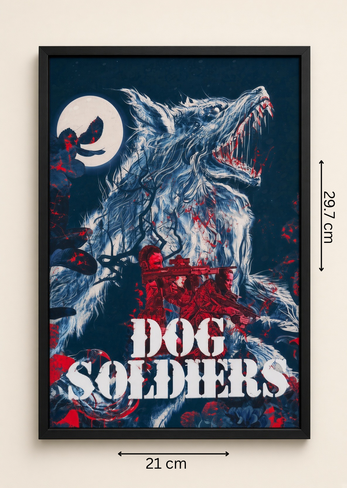 Art print “Dog Soldiers” – Cult Horror Movie Poster A4