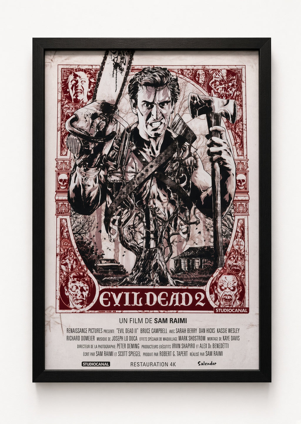 Art print “Evil Dead 2” – Cult Horror Movie Poster A4