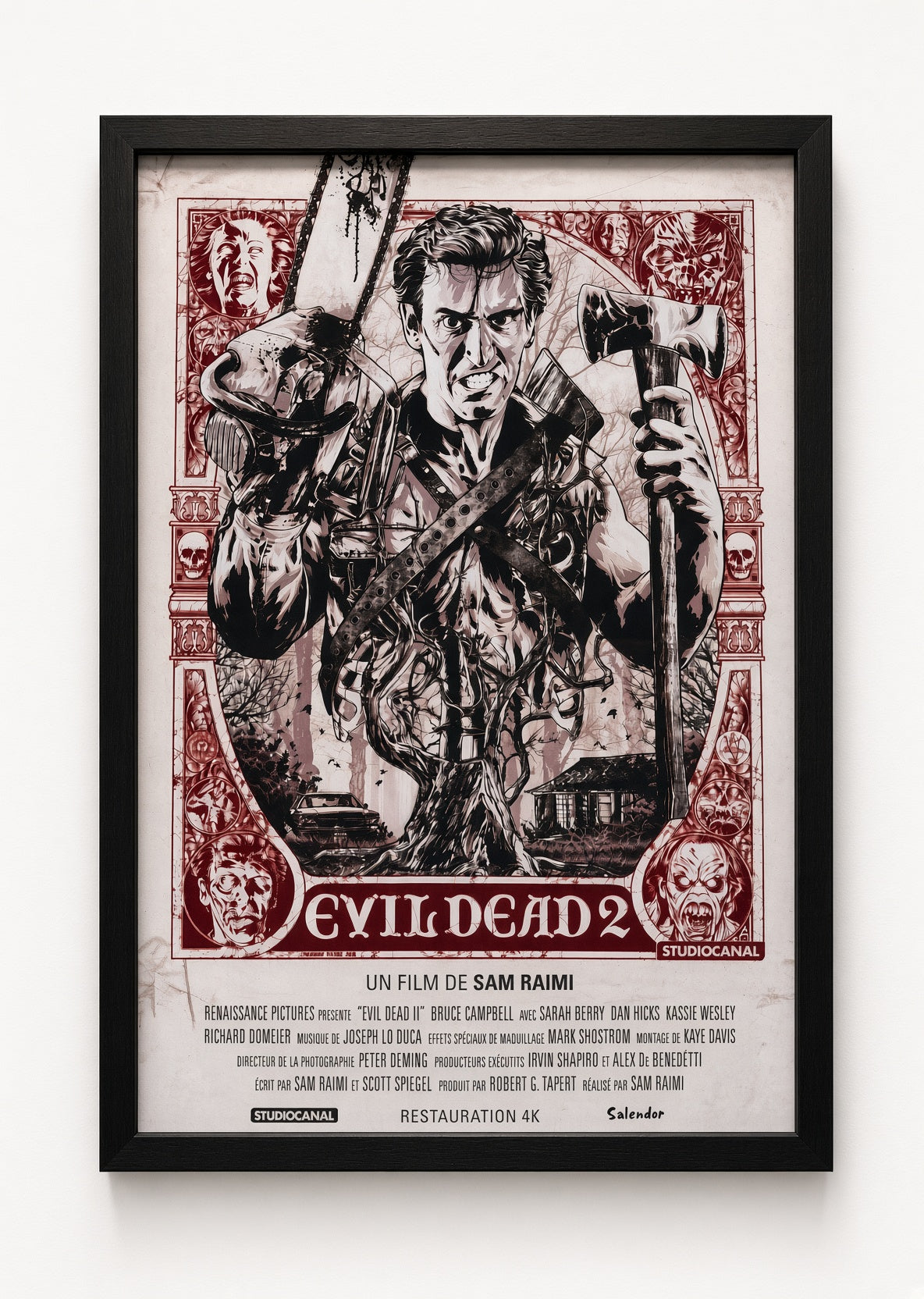 Art print “Evil Dead 2” – Cult Horror Movie Poster A4