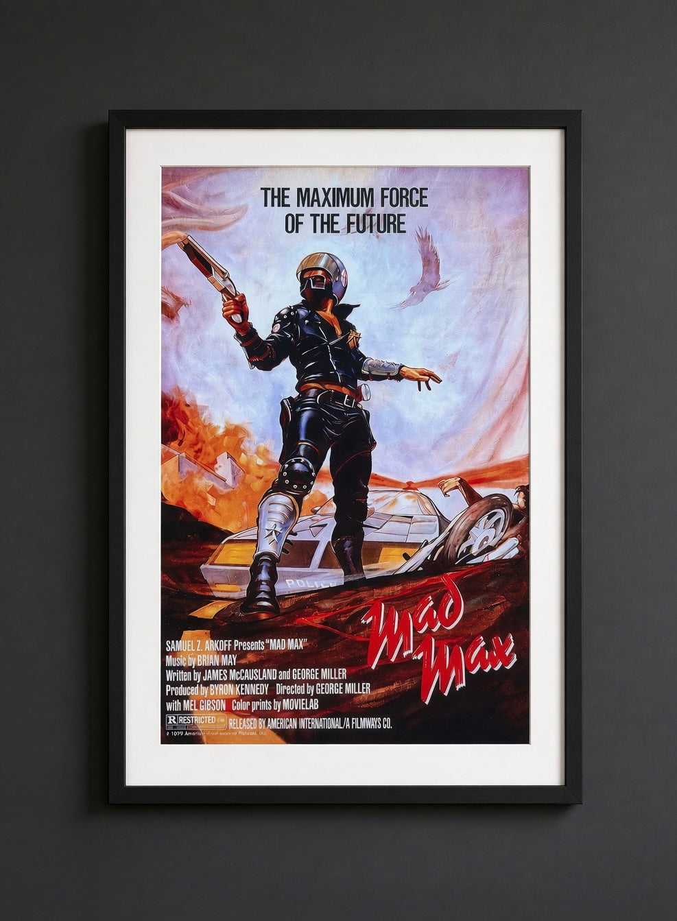 Art print “Mad Max” – Classic Cult Movie Poster A4