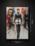 Art print “Est-ce Autorisé?” – Bold Urban Femme Cyberpunk Art Print A3+ 🔞