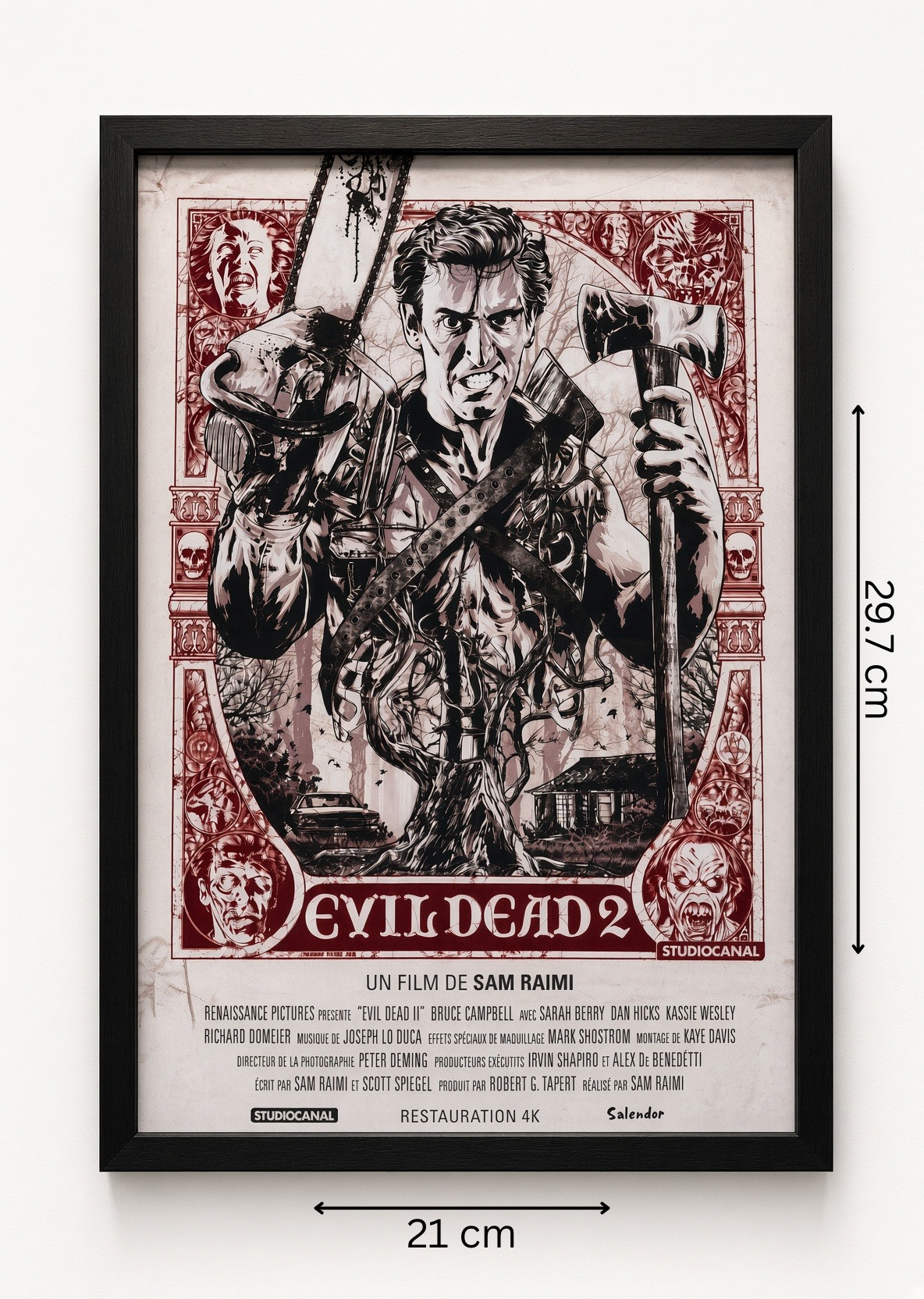 Art print “Evil Dead 2” – Cult Horror Movie Poster A4