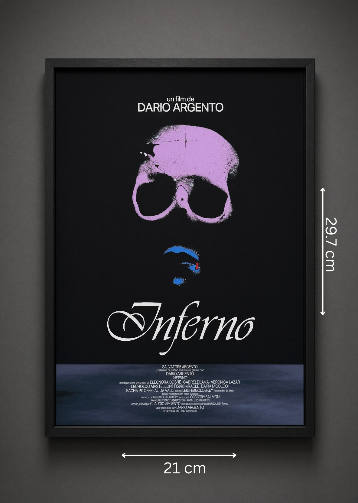 Art print “Inferno” – Dario Argento Horror Poster A4