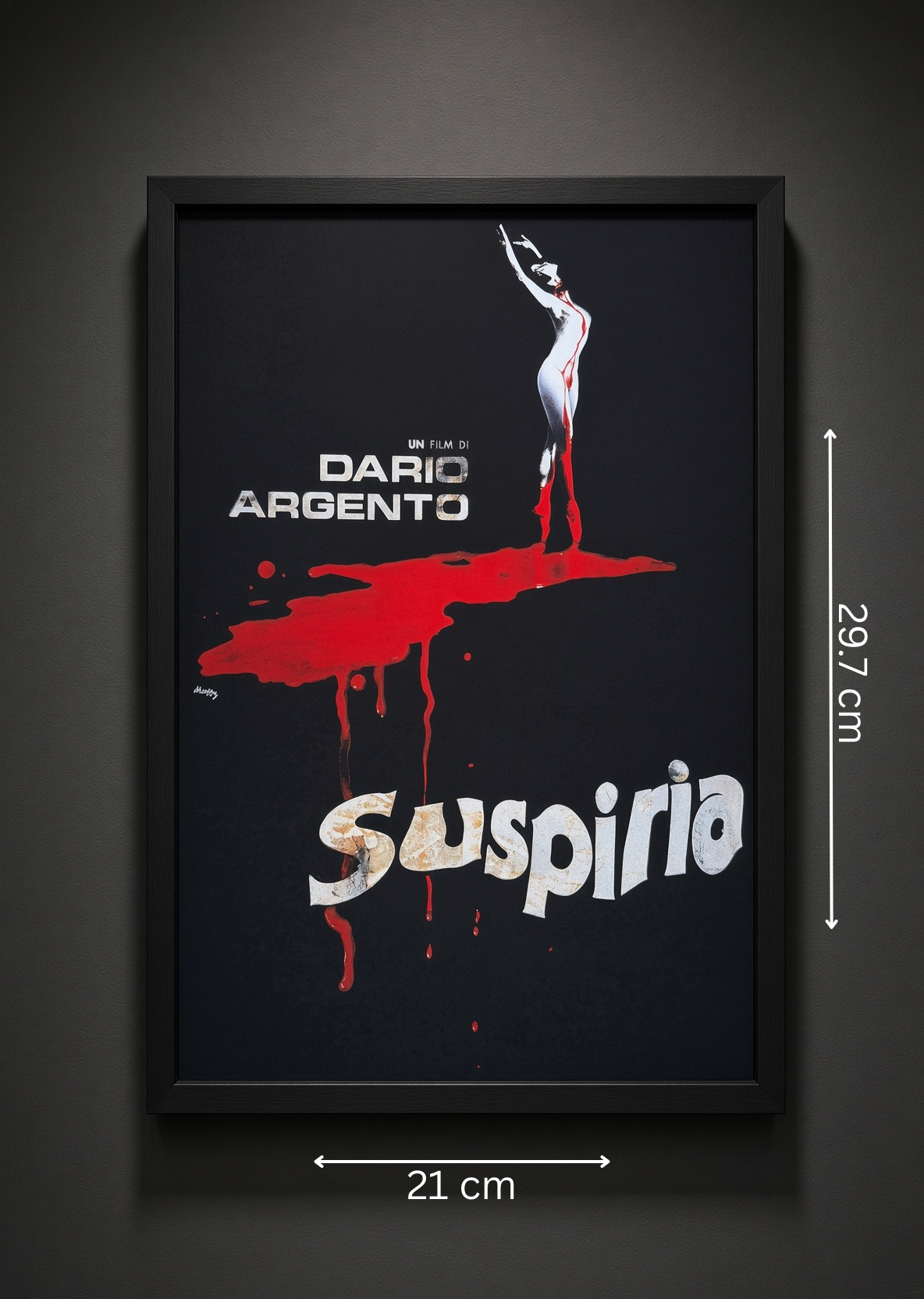 Art print “Suspiria” – Dario Argento Horror Poster A4
