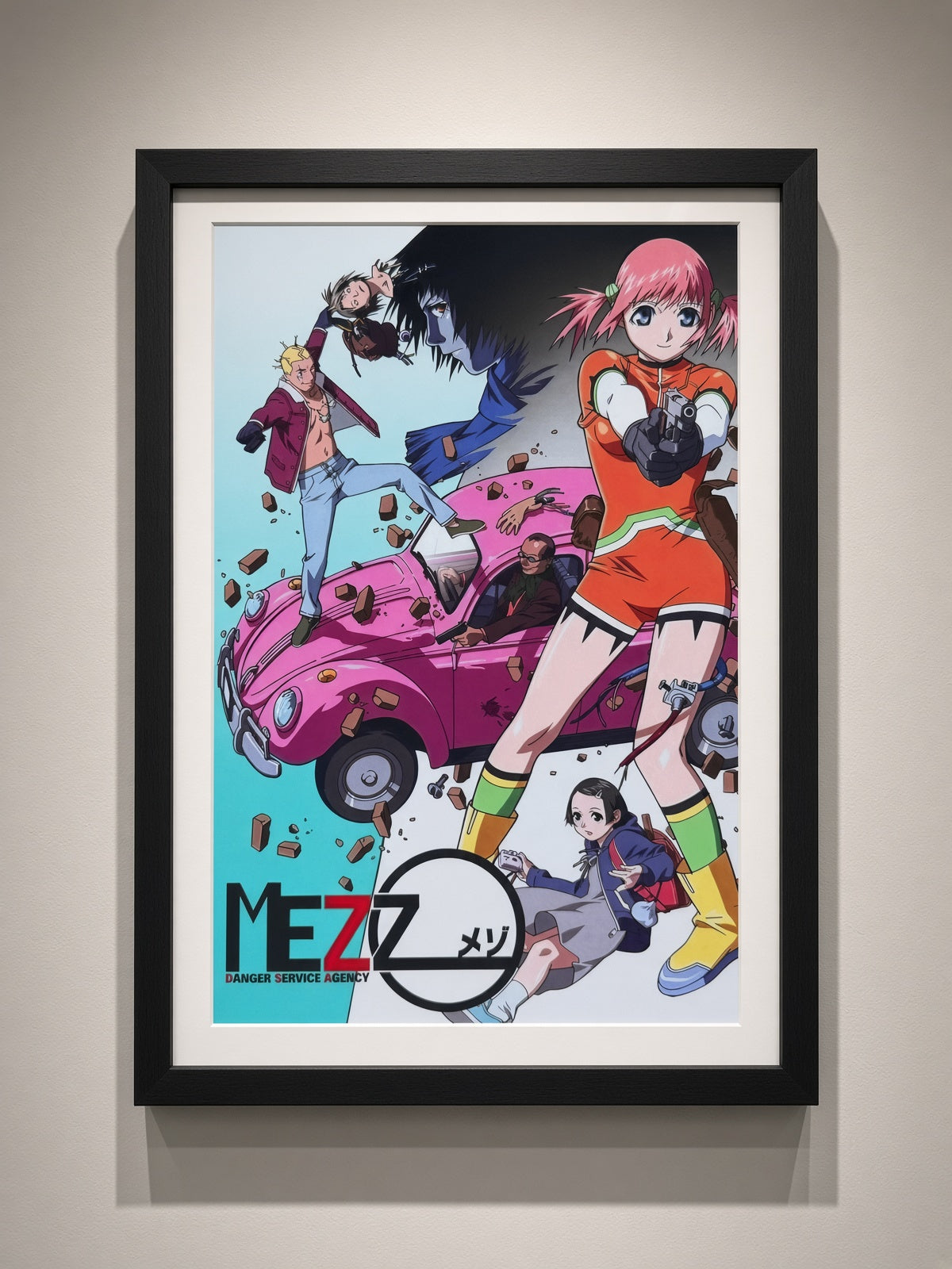 Art print “Mezzo” – Classic Anime Poster A4