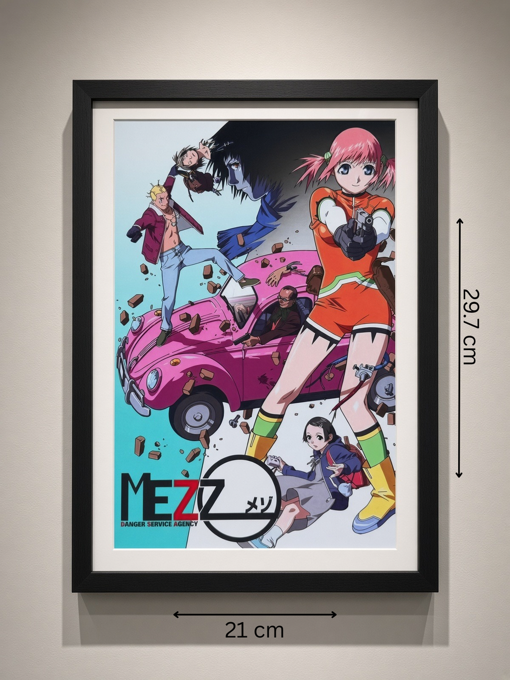 Art print “Mezzo” – Classic Anime Poster A4