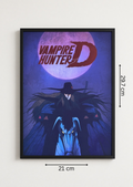 Art print “Vampire Hunter D” – Classic Anime Poster A4