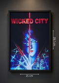 Art print “Wicked City” – Classic Anime Movie Poster A4