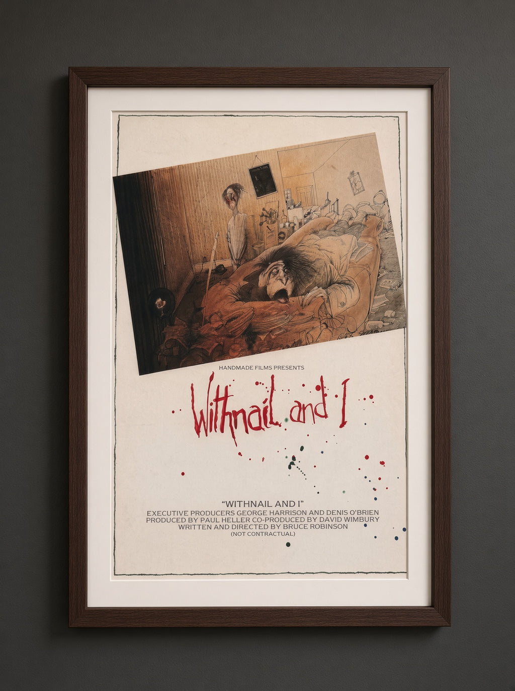Art print “Withnail and I” – Cult British Movie Poster A4