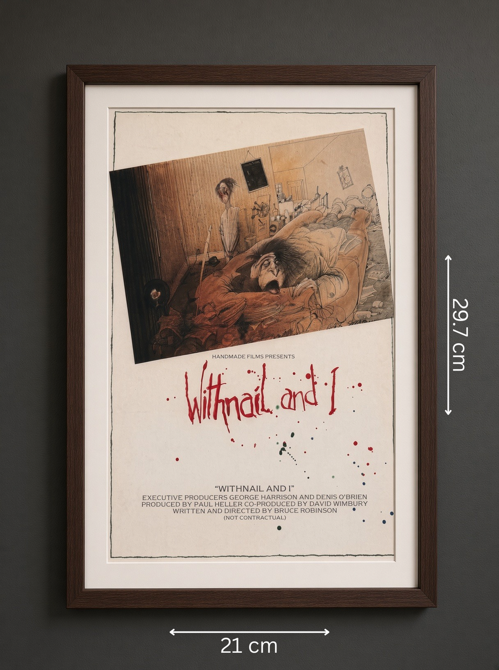 Art print “Withnail and I” – Cult British Movie Poster A4